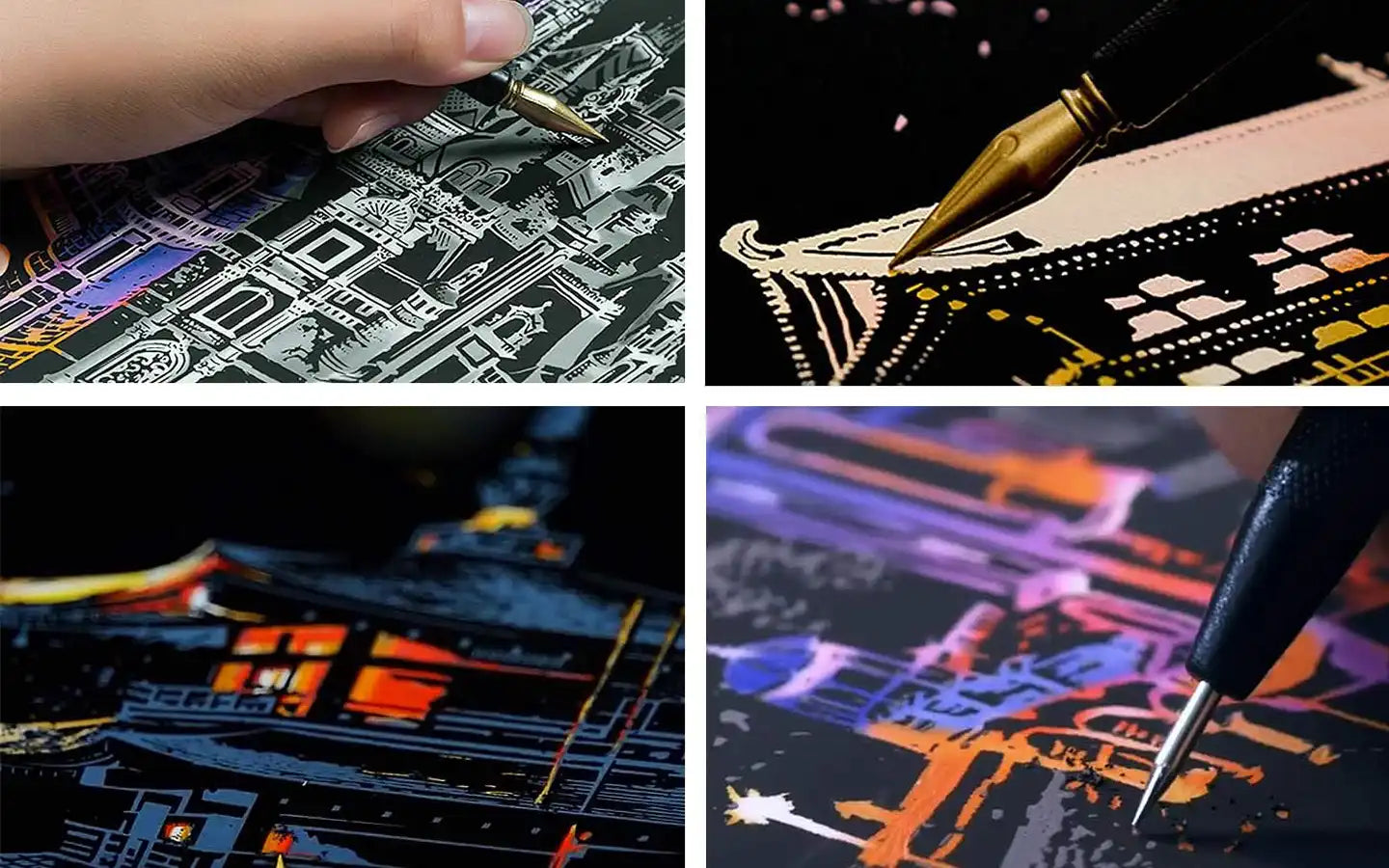 Scratch Art: Creative Relaxation & DIY Home Décor