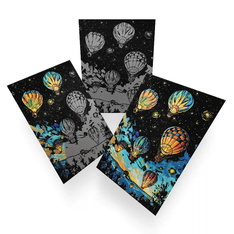 Dream Balloon – Glow-in-the-Dark Set (4-in-1, 31 × 22 cm)