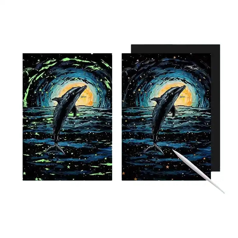 Kozmikus Delfin - Foszforeszkálós