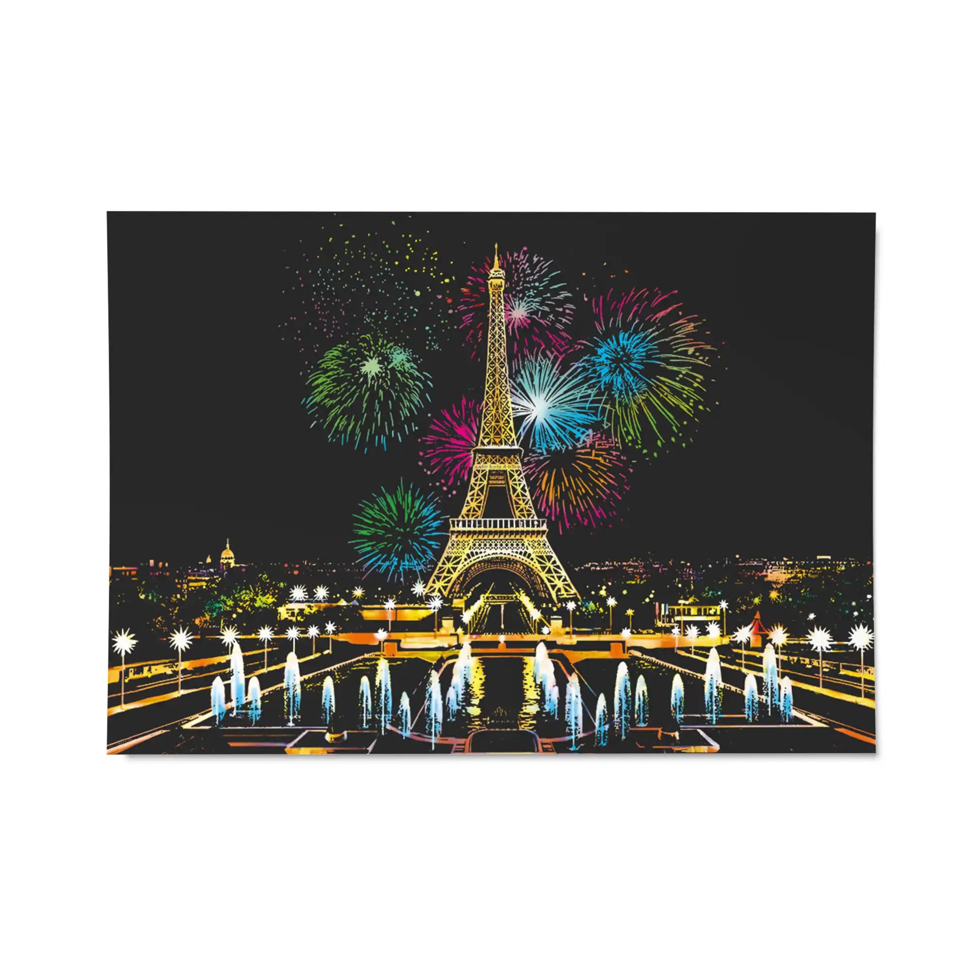 Eiffel Tower Fireworks