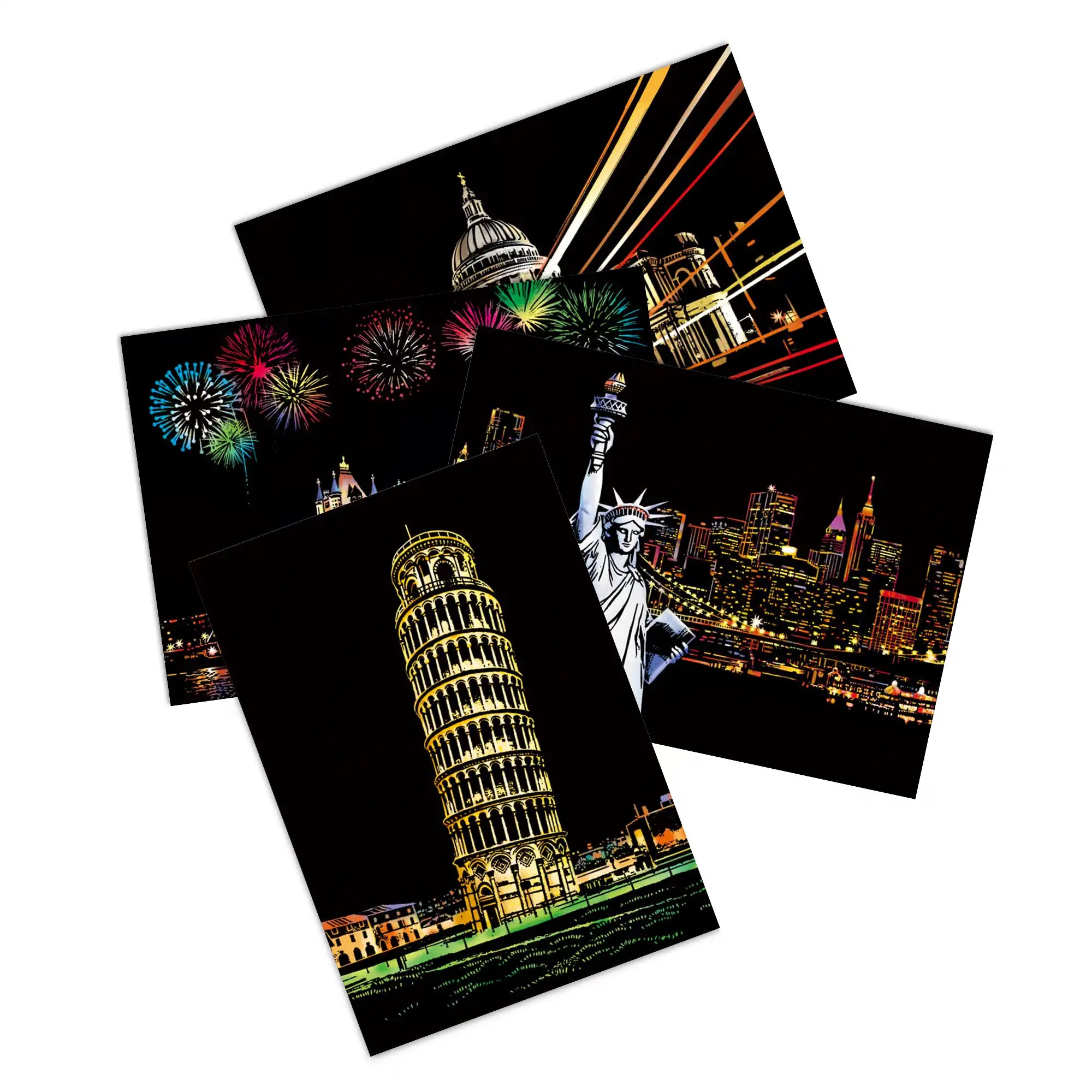 Klasszikus Építészet 4az1-ben -képeslap méret