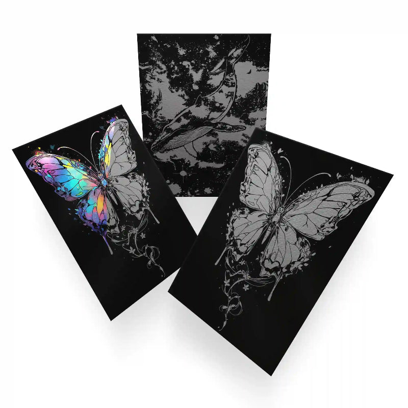 Stellar Butterflies – Glow-in-the-Dark Set (4-in-1, 31 × 22 cm)