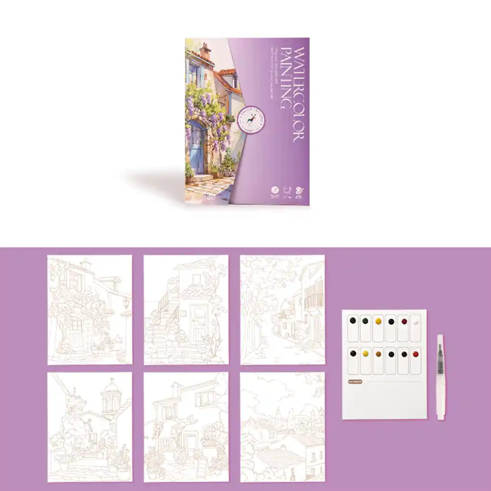 Alley Watercolor Painting Kit by AquaCraft