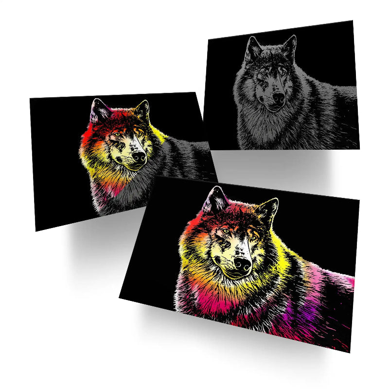 Preadators of the wild 4in1 (21x29,5 cm)